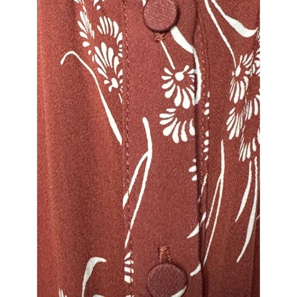 Cinq à Sept Silk Crop Top Small - Picture 4 of 6